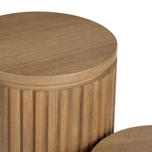 Crestview Collection Transitional Pedestal Plant Stands - Sleek Wood Design, No Assembly, Perfect For Modern & Rustic Decor Brown Solid Wood Cvfdr1241