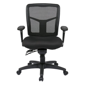 OSP Home Furnishings Progrid® Mid Back Ergonomic Mesh Office Chair with Lumbar Support and Pneumatic Lift 92893-30