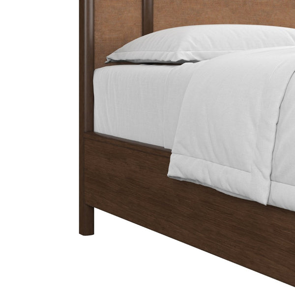A.R.T. Furniture Verge King Woven Bed - Rustic Modern Platform Design with Artisanal Texture & Two-Tone Finish 337136-1960