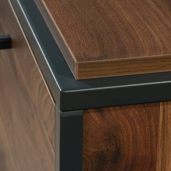 English Elm Lateral File Cabinet In Brown Finish - Modern Design, Spacious Storage & Smooth Operation For Your Office B356P367812