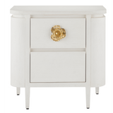 Briallen White Nightstand