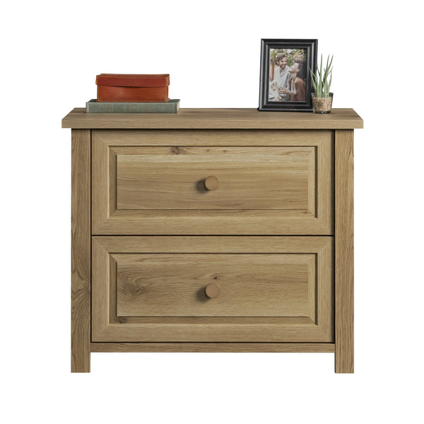 English Elm Lateral File Cabinet - Stylish Brown Finish With Dual Drawers For Organized Document Storage & Safety B356P354500