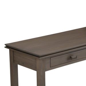 English Elm Artisan Console Sofa Table - Rustic Farmhouse Grey Design With Drawers For Entryway & Living Room B136P158696