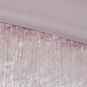 English Elm 5 Piece Crinkle Velvet Comforter Set King/Cal King Luxe Glam Crushed Pleat Charmeuse Trim, Hypoallergenic Filling Blush 19.29 L x 23.62 W x 11.02 H B035P148353