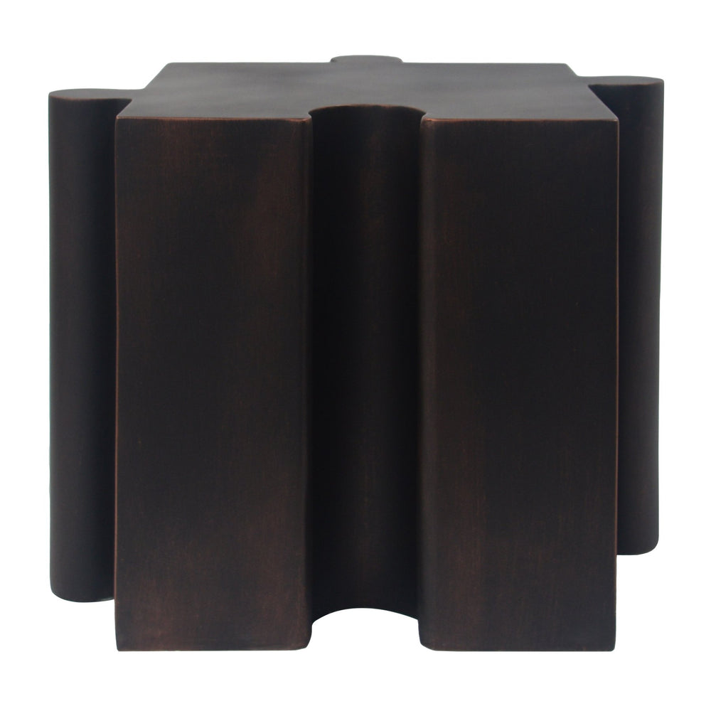 English Elm Christopher Knight Home® - Puzzle Art Side Table - Modular Antique Copper Mgo Table For Indoor & Outdoor Custom Layouts, Easy Use N770P347931A