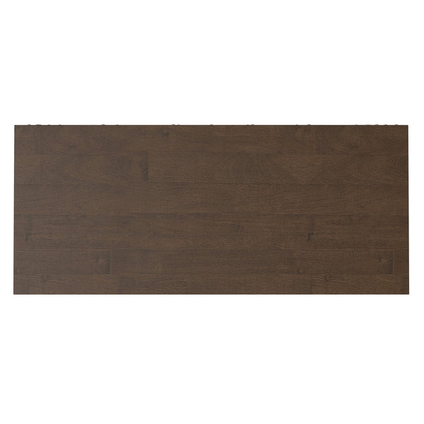 English Elm Banting Solid Wood Two Door Buffet with Metal Base for Dining or Entryway B136P439023