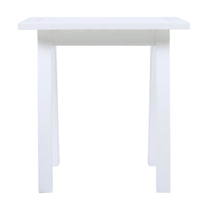 English Elm Selma Solid Acacia Wood Rectangular End Table Weatherproof Grain Finish Patio or Living Room N770P248135W
