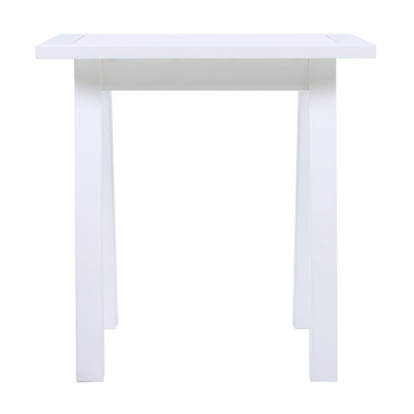 English Elm Selma Solid Acacia Wood Rectangular End Table Weatherproof Grain Finish Patio or Living Room N770P248135W