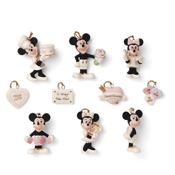 Lenox Disney Romantic Moments 10-Piece Mini Ornament Set Multi, NO COLOR PORCELAIN 895918