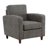 OSP Home Furnishings Venus Club Chair Charcoal