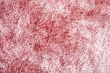 Feizy Rugs 4944550f Indochine Plush Hand-tufted Polyester Shag Rug - Luxurious High Pile For Contemporary Spaces Pink Polyester 4944550fpnk000e04