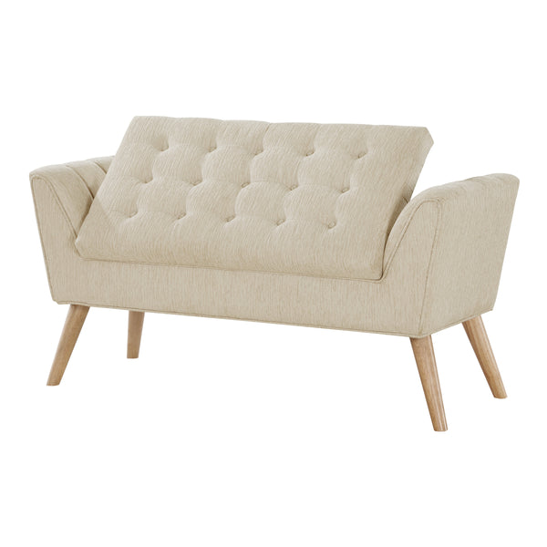 OSP Home Furnishings Castile Storage Bench Linen/Natural