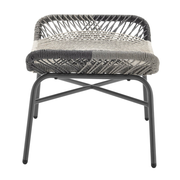 English Elm Ashland 5-Piece Outdoor Conversation Set with UV-Resistant Waterproof Fabric, Rustproof Steel Frame Grey B365P398241