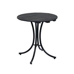 English Elm Christopher Knight Home® - 3 Piece Wicker Patio Set with Cloud-Like Cushions, Acacia Top Table, Rust-Resistant Steel Frame Beige+Black N780P209442B