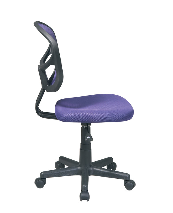 OSP Home Furnishings Mesh Task chair Purple