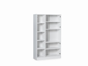 English Elm Venus Wood Shoe Storage Cabinet with 3 Shelves, Elegant White Sideboard for Entryway, Durable, Space-Saving Design B029P333922