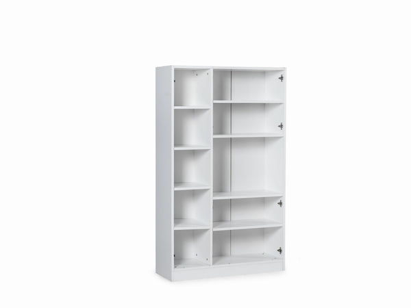 English Elm Venus Wood Shoe Storage Cabinet with 3 Shelves, Elegant White Sideboard for Entryway, Durable, Space-Saving Design B029P333922