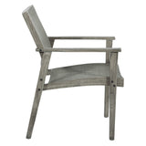 OSP Home Furnishings Lavine Cane Armchair Rustic Grey