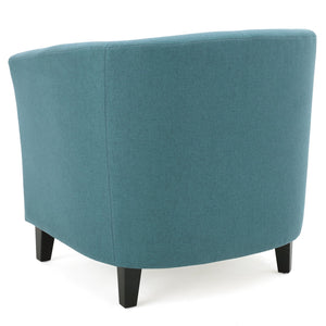 English Elm Christopher Knight Home® - PLAZA Club Chair with Plush Upholstery and Mid-Century Profile — Cozy, Stylish Accent Seat for Living Rooms Teal 31 L x 29.25 W x 26.25 H 46619.00FDTE