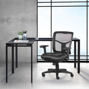 OSP Home Furnishings Progrid® Breathable Mesh Manager Chair with Lumbar Support and Ergonomic Synchro Tilt 92553-R107