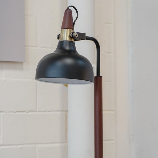 English Elm Ashcroft Furniture - New Compact Modern Desk Lamp - Stylish Black Cone Shade For Bedside, Study, Reading & Office Use B183P315124