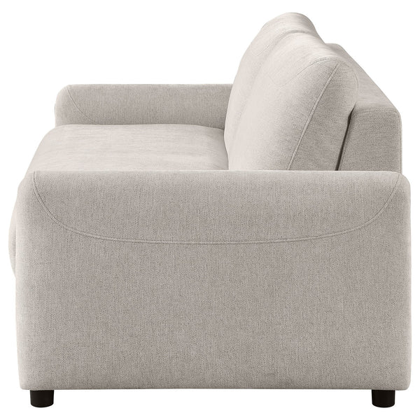 English Elm Welker Beige Polyester Queen Sleeper Sofa with Memory Foam and Slim Track Arms B062P451727