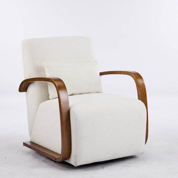 English Elm Meditation Chair - Ergonomic Cross-Legged Seating With Lumbar Support & Adjustable Cushion In Beige W3248P399635