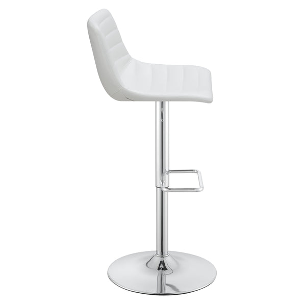 OSP Home Furnishings Araceli Height Adj Stool  - Set of 2 White