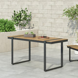 Christopher Knight Home® - Noble House - Cibola Outdoor Aluminum Dining Table