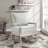 OSP Home Furnishings Kaylee Spindle Chair Smoke