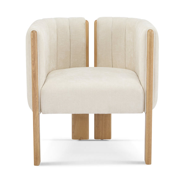 English Elm Christopher Knight Home® - Dining Chairs Set of 2 | Modern Bouclé Upholstered Seating with Rubberwood Frame, Durable 225lb Capacity Beige,Natural N779P341494B