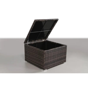 English Elm Fully Assembled 6-Person Wicker Patio Seating Group With Cushions For Effortless Outdoor Relaxation B120S00159