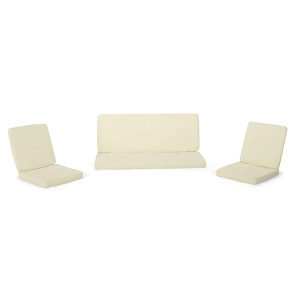 English Elm Christopher Knight Home® - Carolina Club Chair & Loveseat Cushion Set - Cream, Water-Repellent, Plush Support, Easy Care N775P270159C