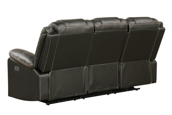 English Elm Challenger Modern 3Pc Power Reclining Sofa Set With Bluetooth Speakers, Usb Ports & Led Lighting B009S01518