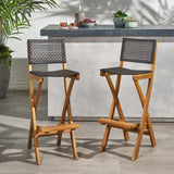 Christopher Knight Home® Outdoor Polaris Barstool Set for Stylish Al Fresco Seating