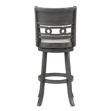 English Elm Jaisyn Grey Bar Stool With Flared Legs