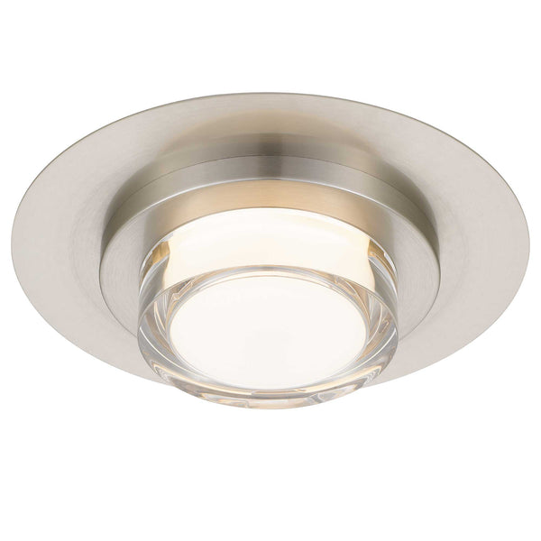 English Elm 12 Inch Square Integrated Led Flush Mount Dimmable Ceiling Light with Acrylic Diffuser Chrome B370P400756
