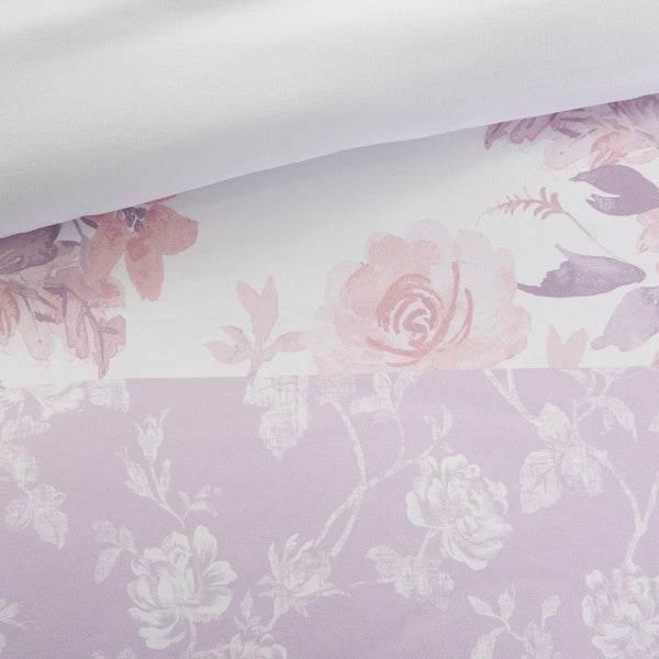 English Elm Floral Paisley Comforter Set Twin/Twin XL - Soft Microfiber, Anti-Microbial, Decorative Pillows Pink 19.68 L x 12.99 W x 7.09 H B035P294218