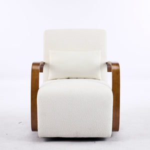 English Elm Meditation Chair - Ergonomic Cross-Legged Seating With Lumbar Support & Adjustable Cushion In Beige W3248P399635