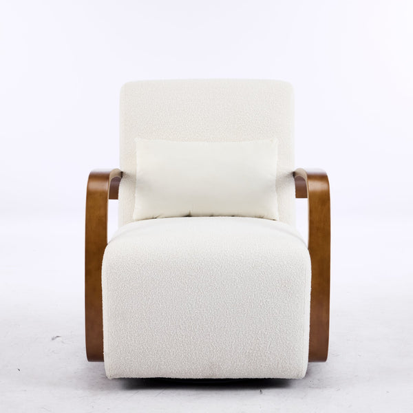 English Elm Meditation Chair - Ergonomic Cross-Legged Seating With Lumbar Support & Adjustable Cushion In Beige W3248P399635