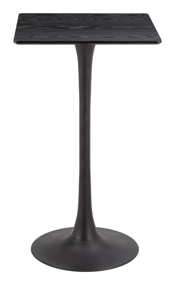Valleta Bar Table Black 109833 Zuo Modern