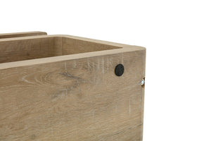 English Elm A Modern Two-tier Mdf Coffee Table with Open Shelf for Living Room Storage Wood W3875P396830