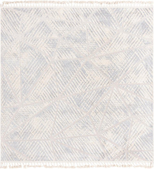 Unique Loom Arlo AJ Machine Made Geometric Rug Sandy Beige, Gray/Ivory 7' 10" x 7' 10"
