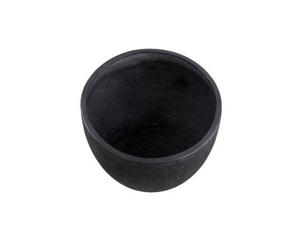 Sunpan Coleus Planter - Stylish Round Design in Durable Concrete, Perfect for Indoor & Outdoor Spaces Small - 33.75W x 24D x 24H
