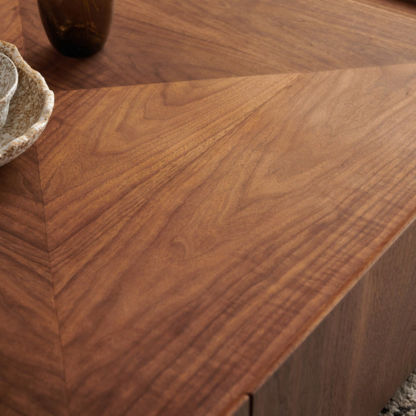 English Elm 35.4-inch Square Coffee Table Walnut Grain Finish Steel Base with Two Storage Drawers W5098P421427