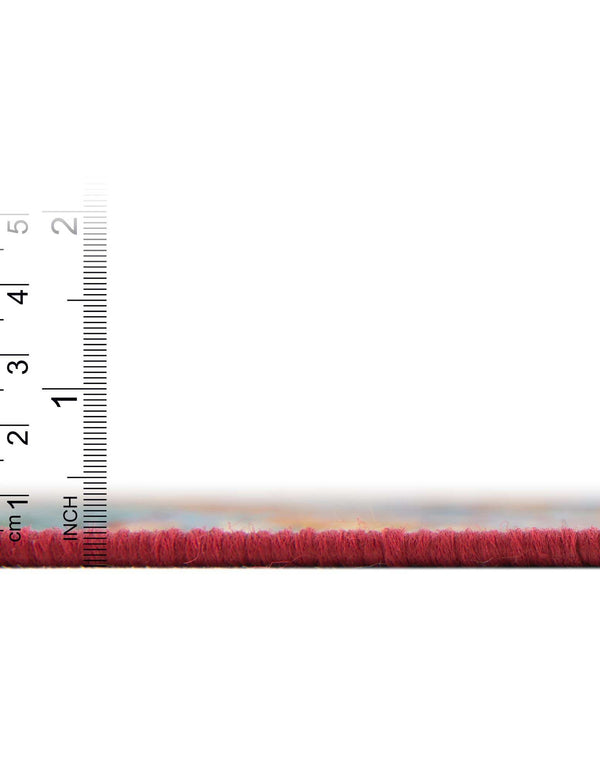 Unique Loom Outdoor Modern Tamarindo Machine Made Geometric Rug Multi, Burgundy/Gold/Gray/Green/Ivory/Red/Violet/Navy Blue/Light Blue 5' 4" x 6' 1"