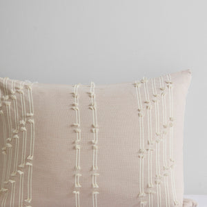 English Elm 3 Piece INK+IVY Kara Cotton Jacquard Comforter Set King/Cal King Blush Ivory OEKO-TEX 250gsm B03596419