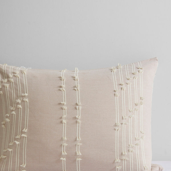 English Elm 3 Piece INK+IVY Kara Cotton Jacquard Comforter Set King/Cal King Blush Ivory OEKO-TEX 250gsm B03596419