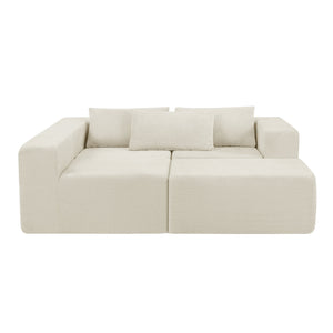 English Elm Christopher Knight Home® - 107" Compressed Sectional Sofas In Elegant Khaki - Modular Design, Cloud-Like Comfort & Durability! N771P346765V_N771P346766V
