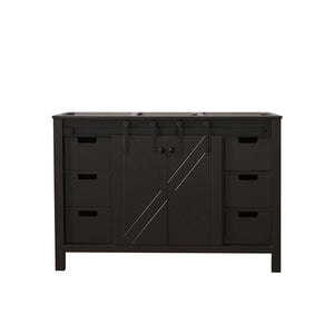 English Elm Brown Elegant 48-Inch Bath Vanity With Soft-Close Drawers, Solid Wood, And Ample Storage Solutions B2731P260025